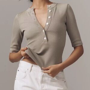 NWT Citizens of Humanity Nali Henley Top - Flora